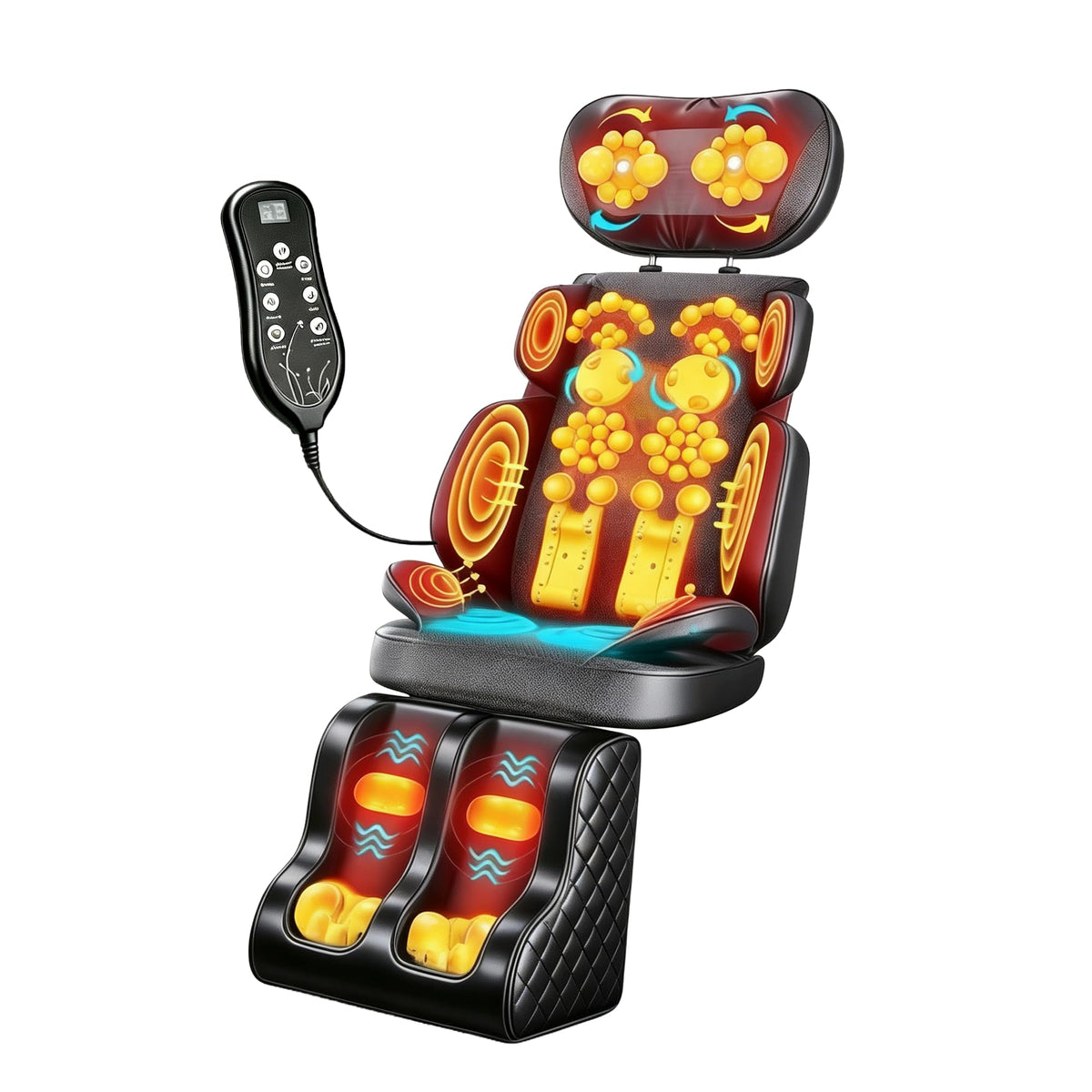 Full-Body Massage Mat with Foot Massager C618