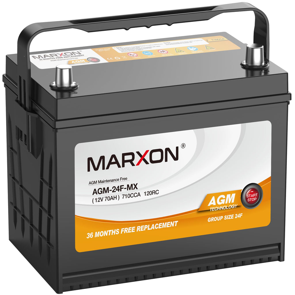 24F 12v 70AH 710CCA AGM Car Battery P164