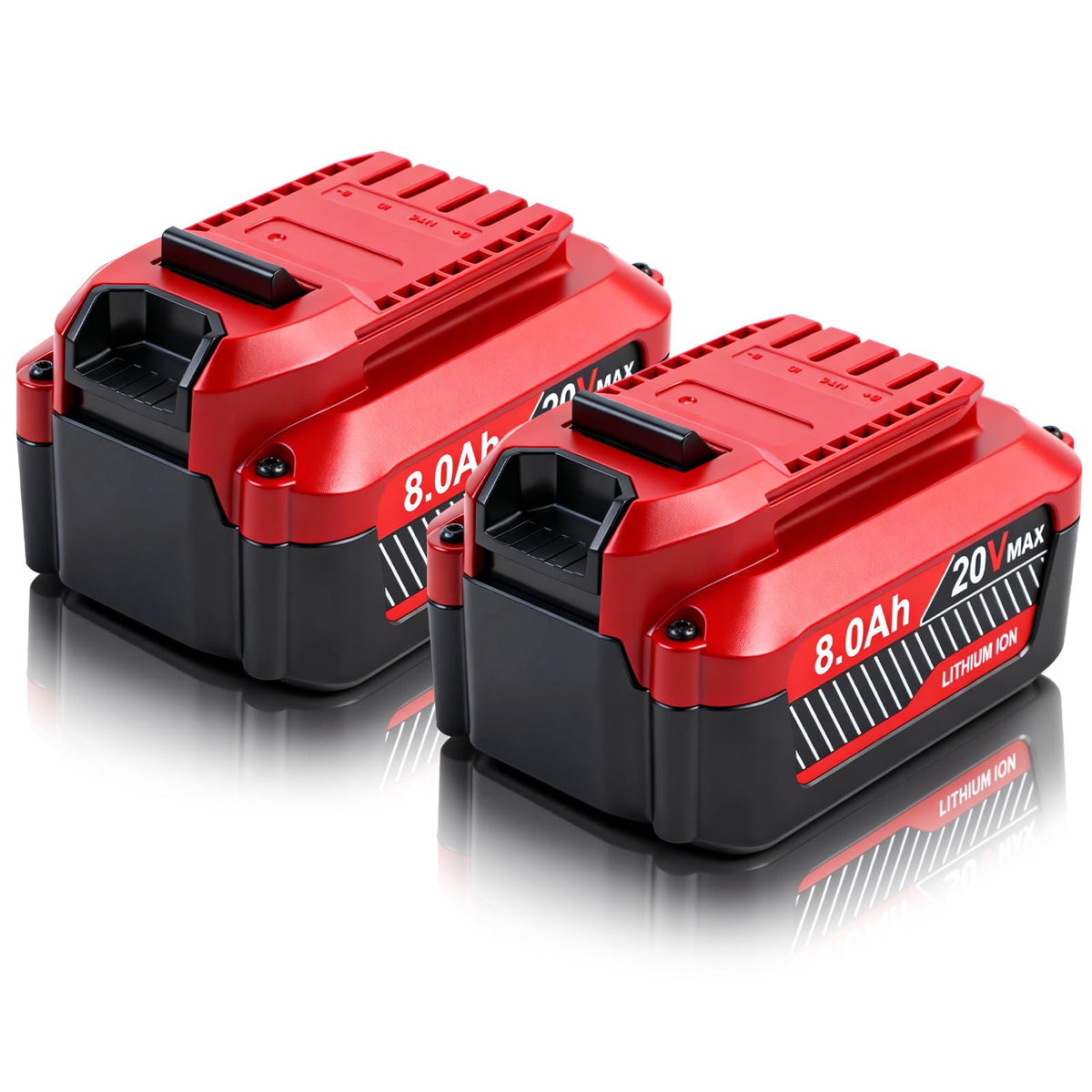 20V 8.0Ah Lithium ion Replacement Battery 2 Piece H20349