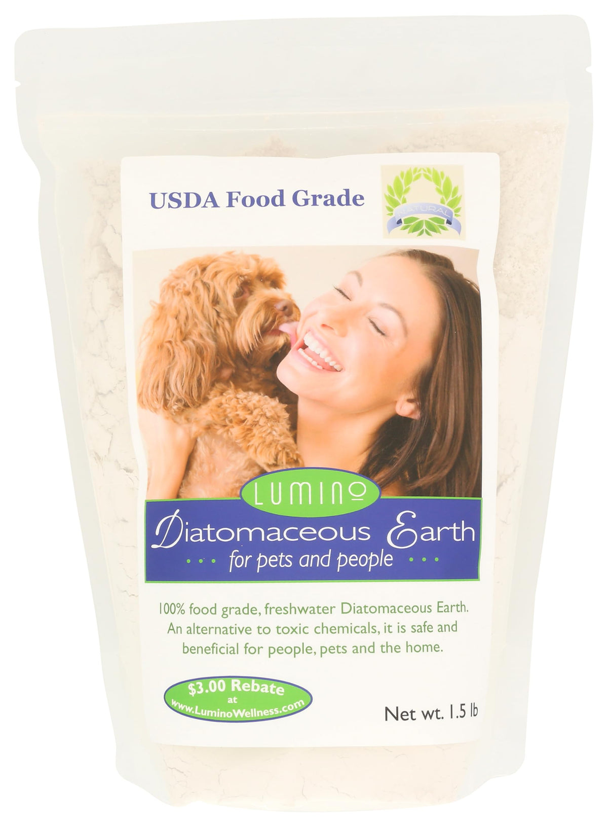 Food Grade Diatomaceous Earth 1.5lb O792242
