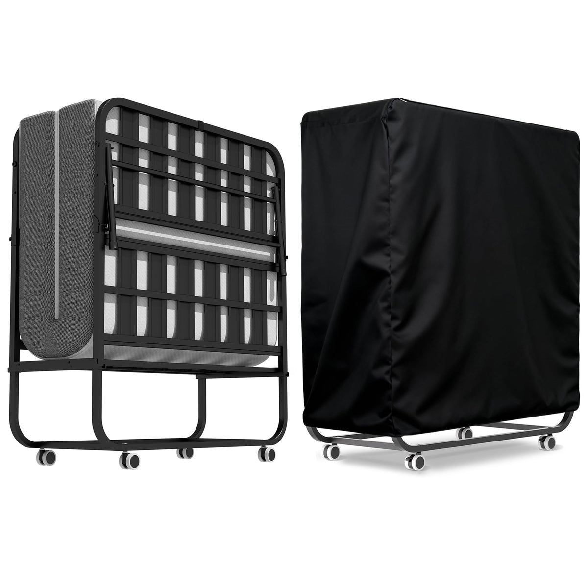 75"x38" Folding Bed with Mattress G952