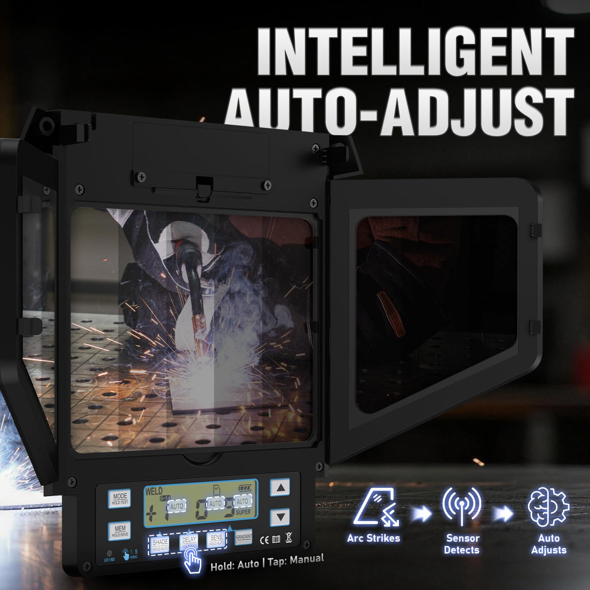 Auto-Adjust Welding Helmet J4539