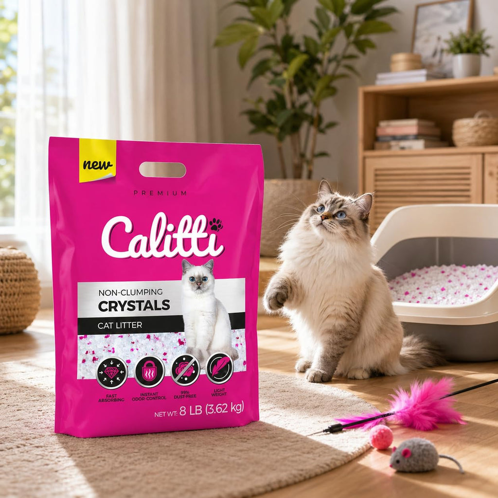 Unscented Dust Free Silica Gel Cat Litter 8 lb Bag A949053