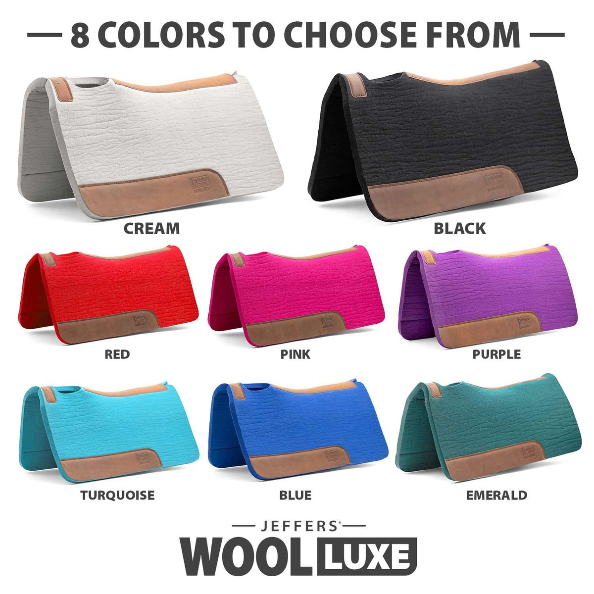 100% Wool Felt Saddle Pad W786