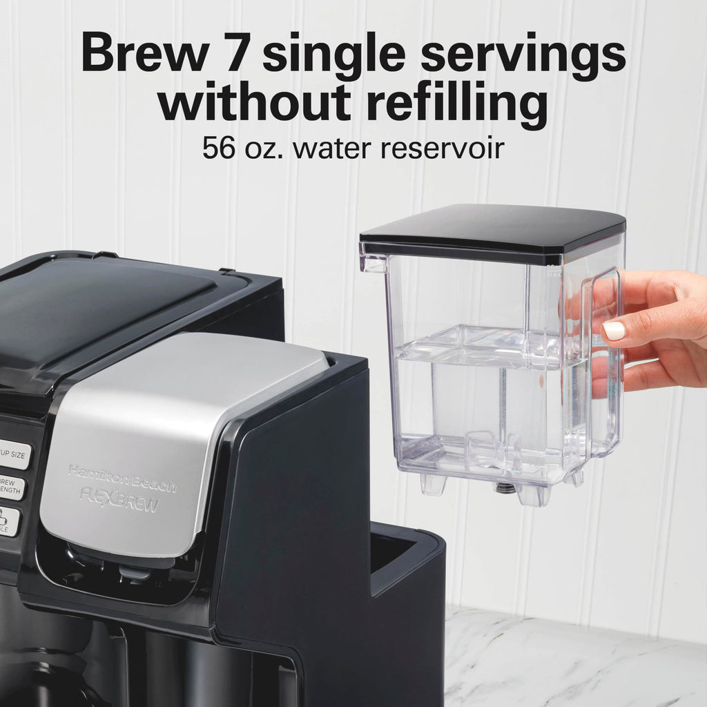 2-Way Coffee Maker with K-Cup Pods or Grounds, Black Z659