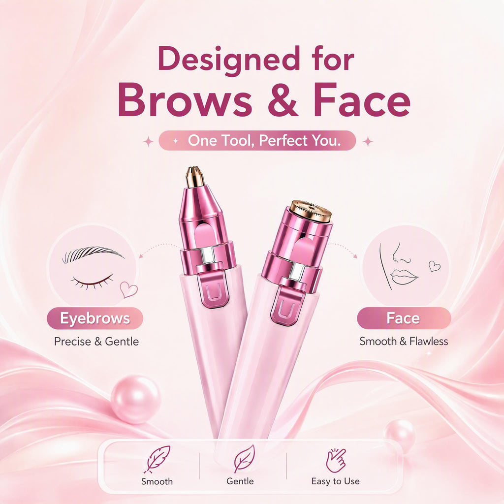 Pink USB Rechargeable Facial Hair Remover F34199
