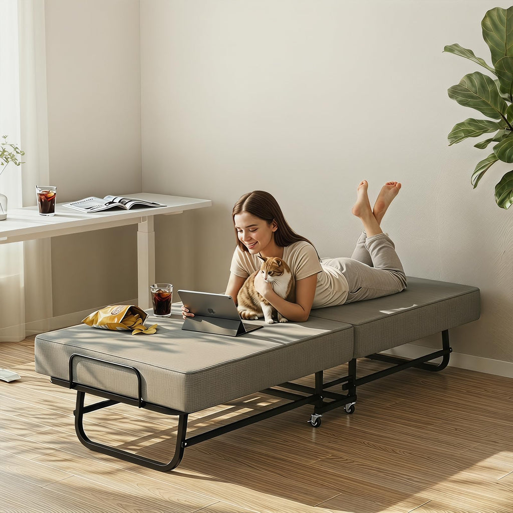 Folding Bed on Wheels M68199