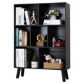 Black 3 Tier Wood Bookshelf C873
