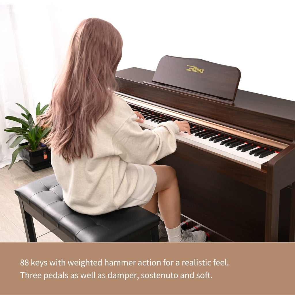 88 Key Full Weighted Digital Piano with Triple Pedal R4558