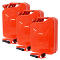 5 Gallon Steel Jerry Fuel Can Set of 3 U114437