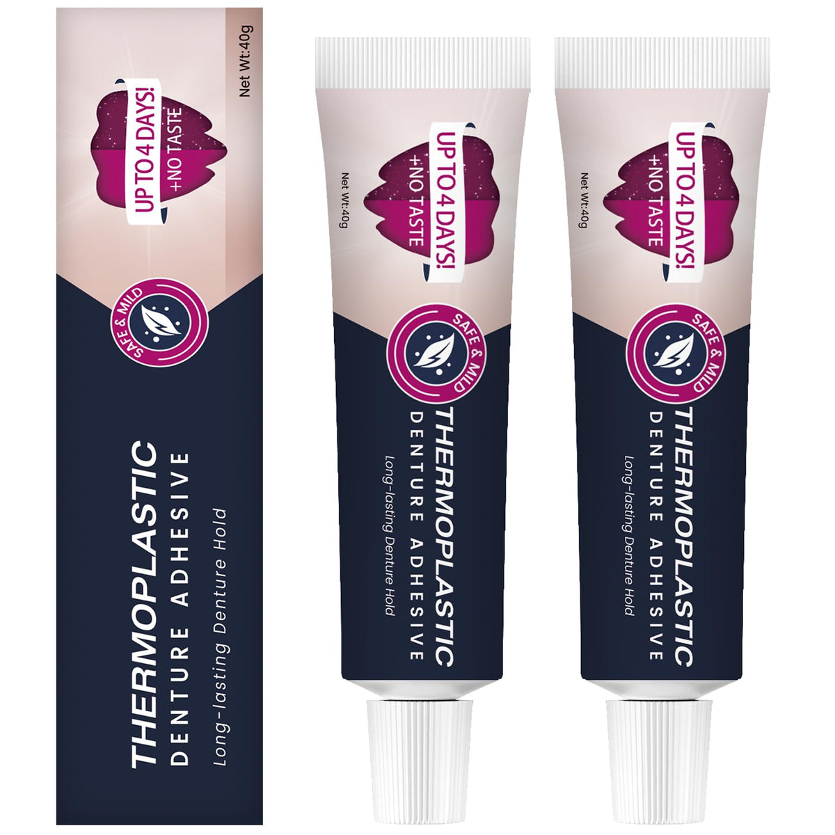 2Pcs Thermoplastic Denture Adhesive H2859