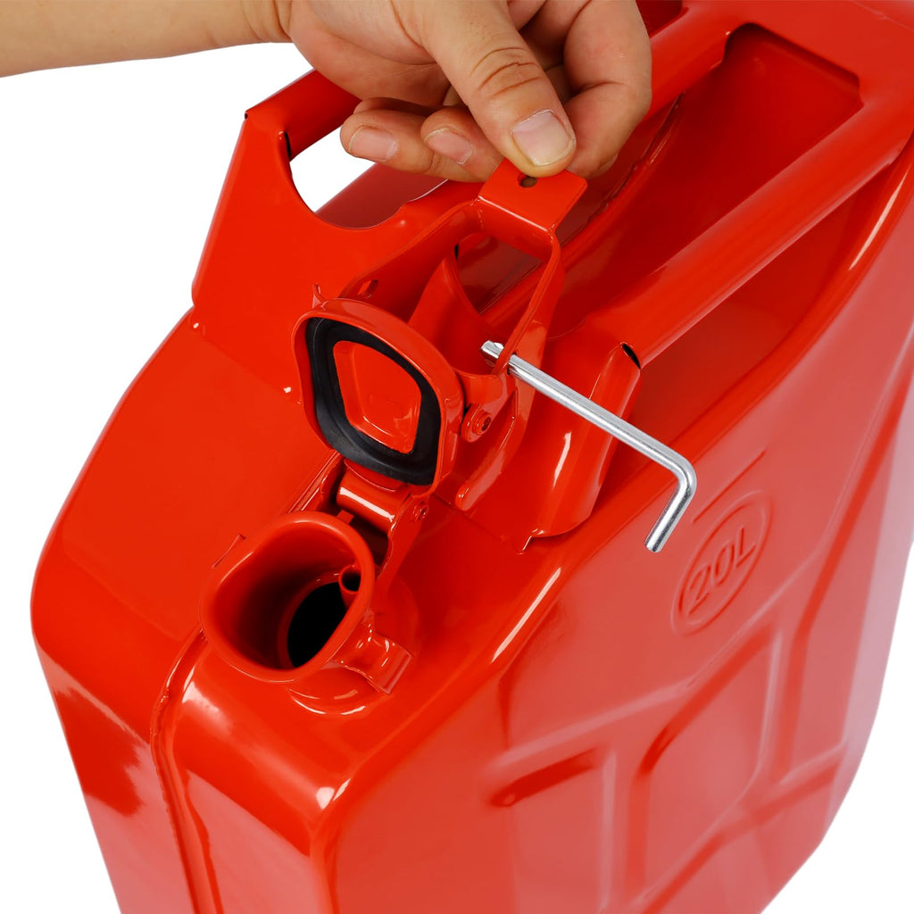 5 Gallon Steel Jerry Fuel Can Set of 3 U114437