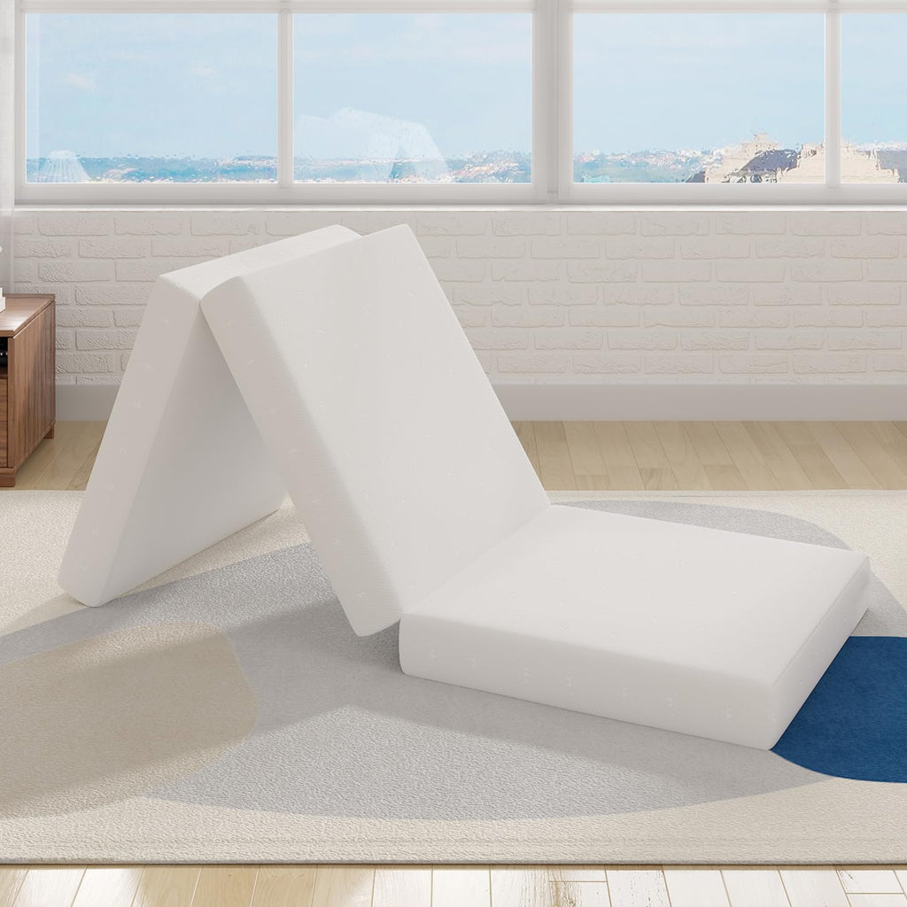 4 Inch Memory Foam Tri-fold Mattress Topper H800