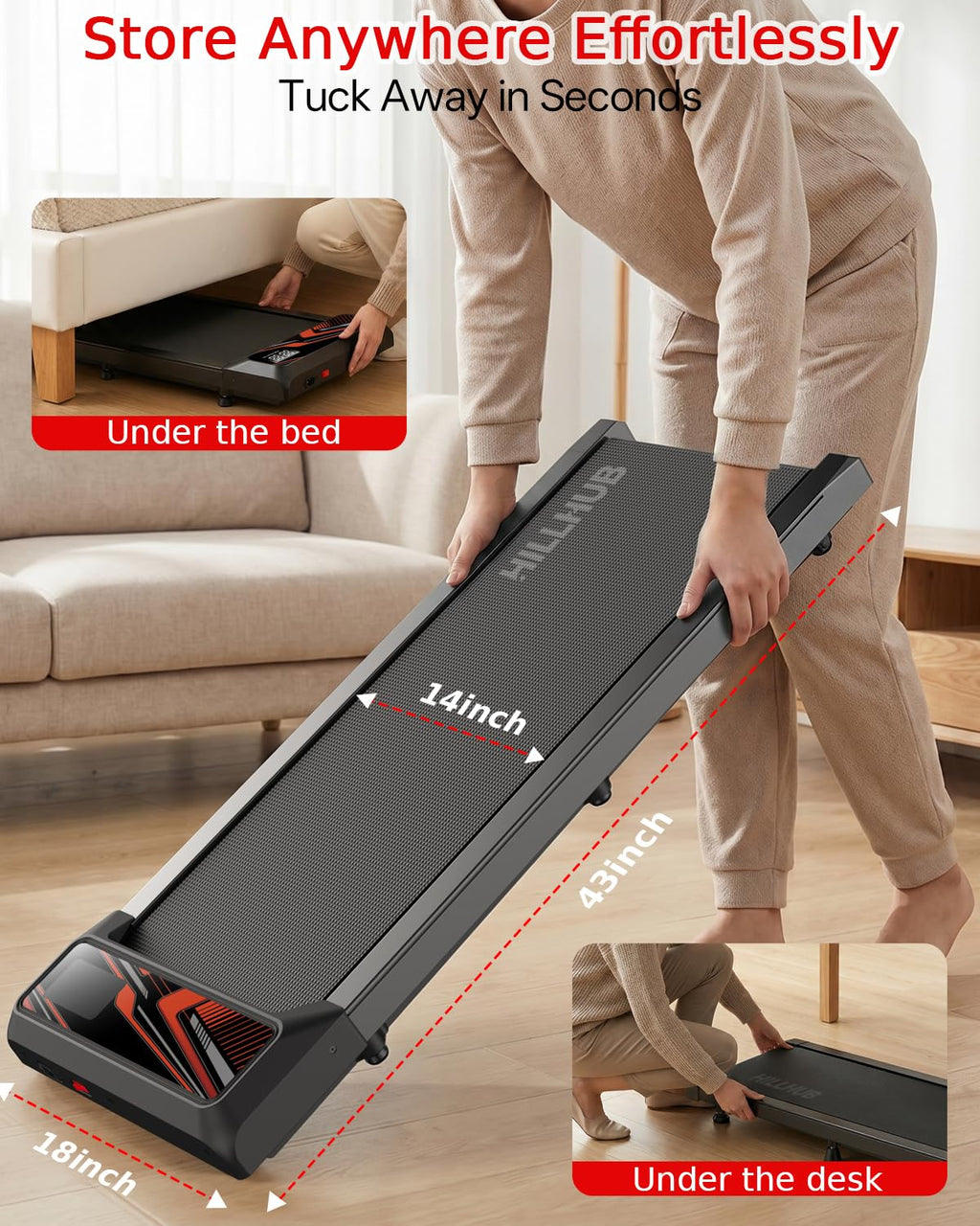 2.5HP Treadmill with Handle Bar C671766