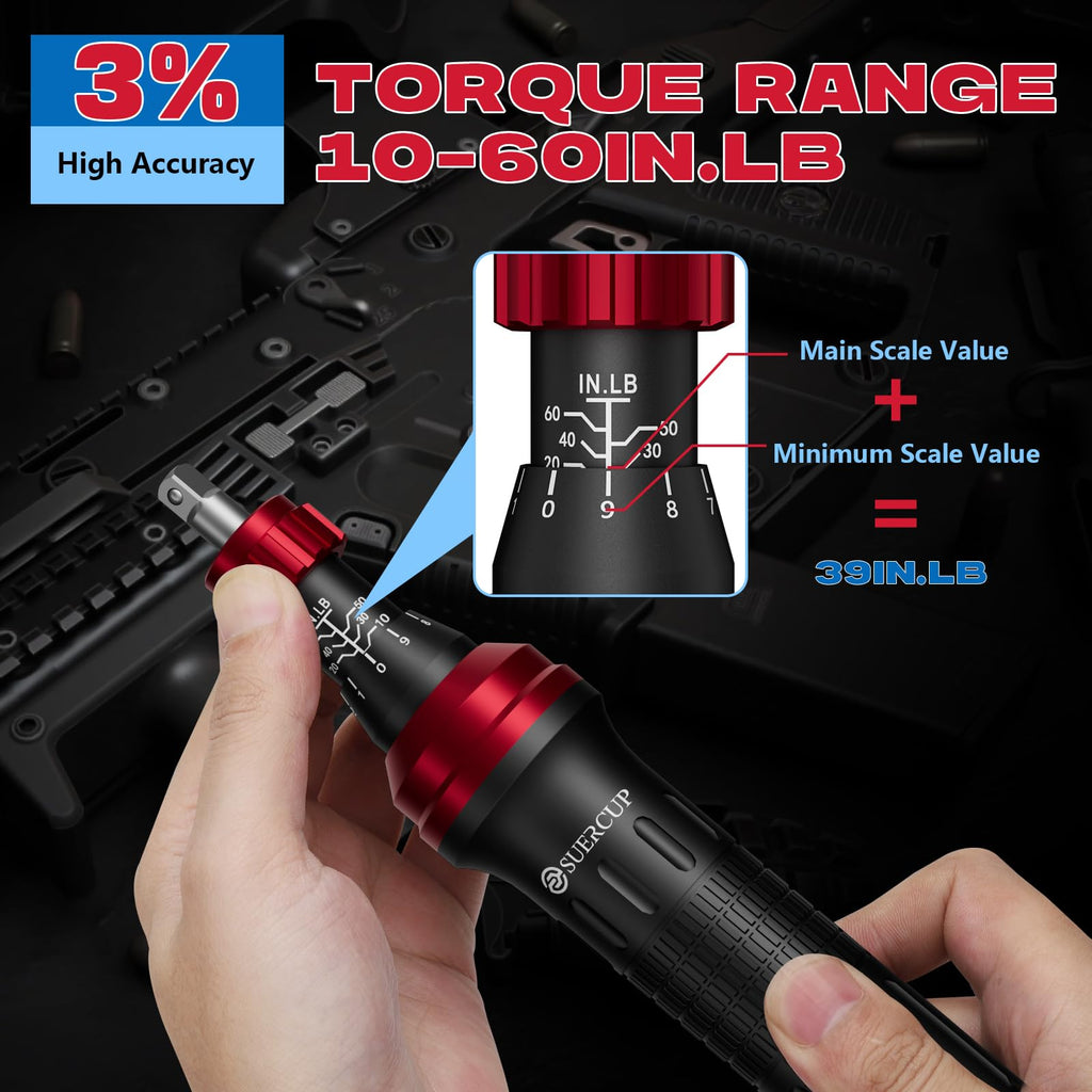 1/4" Torque Screwdriver 36 PCS Set O7255