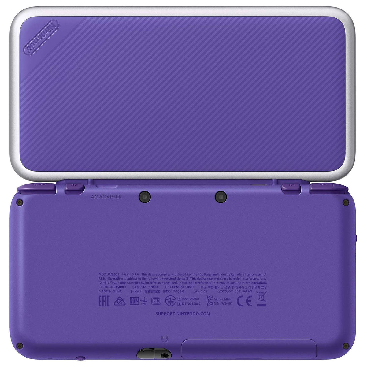 Purple Silver Nintendo 2DS XL C848821