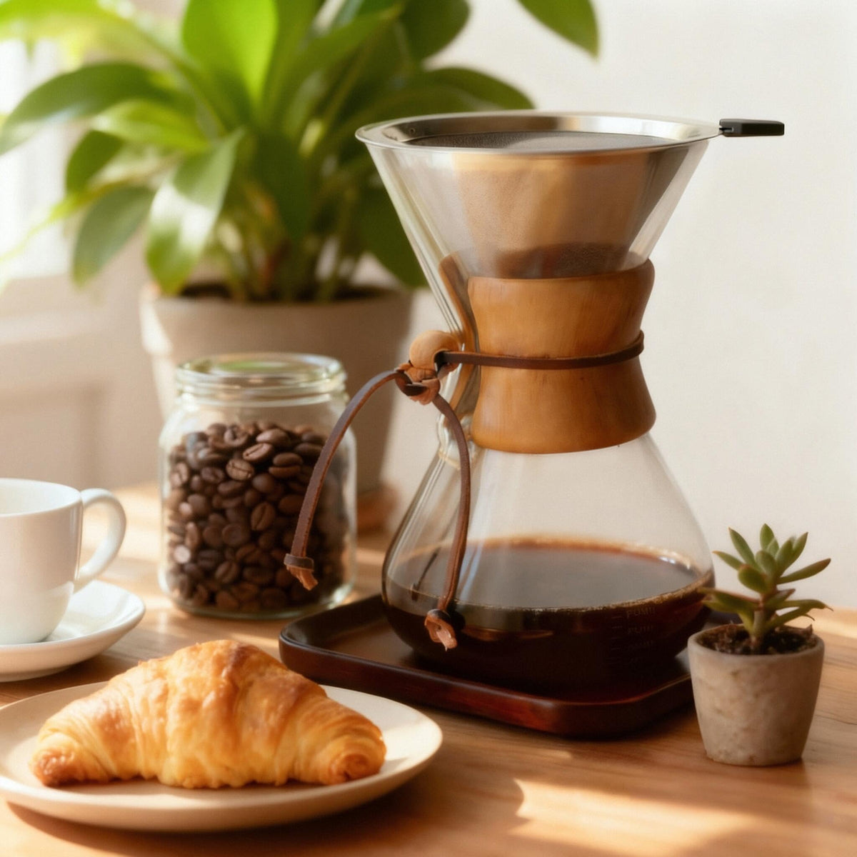 Glass 10 Cup Coffee Pour Over Set Z27283