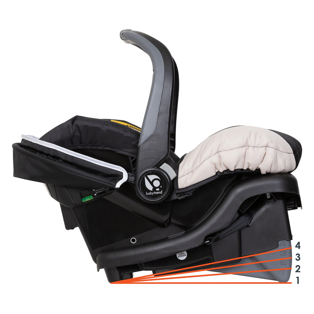 Khaki Infant Car Seat with Cover and Harness V849426