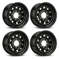 16x6 Black Modular Steel Trailer Wheels 8 Lug H413651