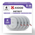 Hardwired Smoke & Carbon Monoxide Detector, 10-Year Battery Backup, 4 Pack Z119