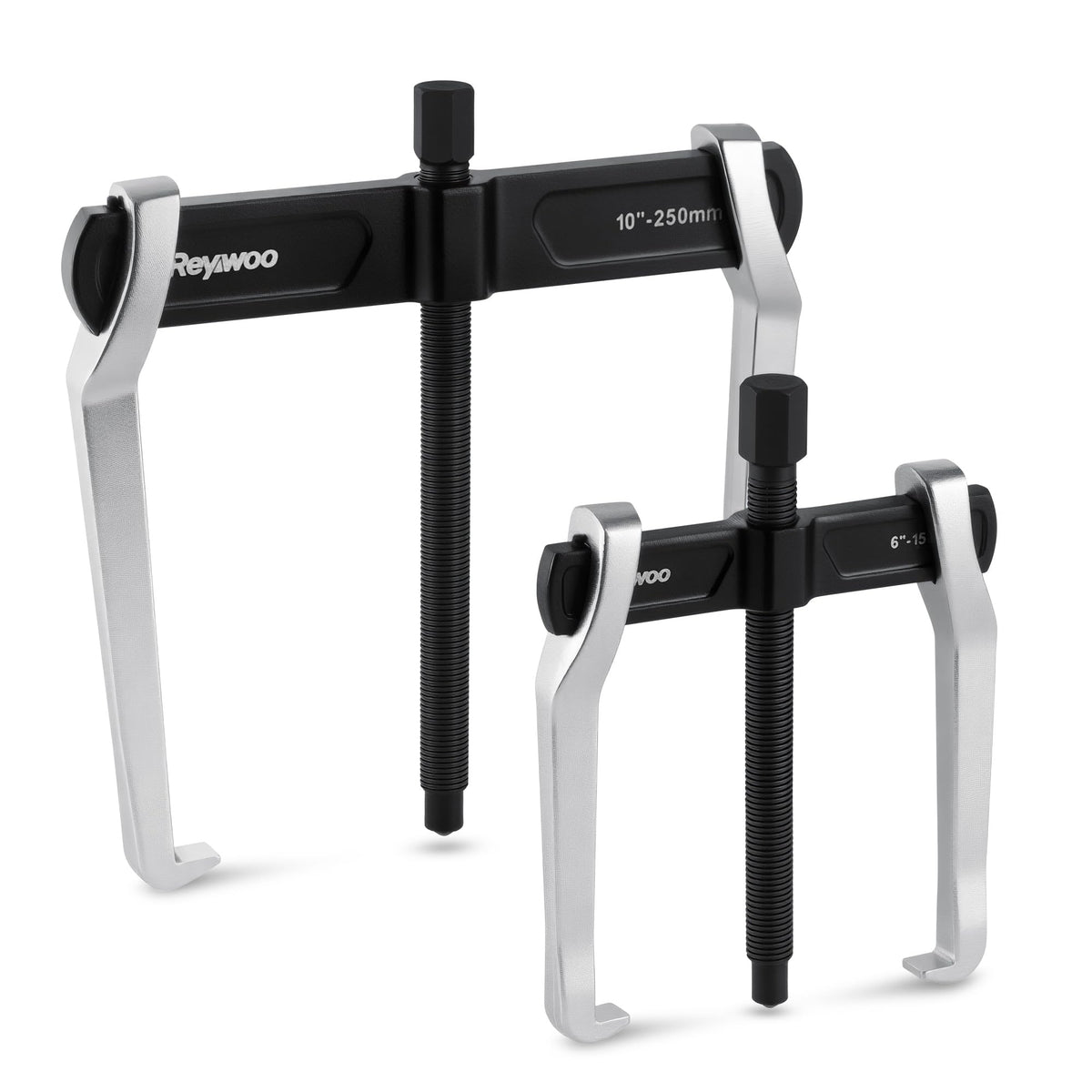 2-Jaw Gear Puller Set, 2 Pack Heavy-Duty Bearing, Flywheel, Pulley and Gear Remover Tool E161046