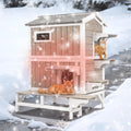 Insulated 2-Story Outdoor Cat House P14188