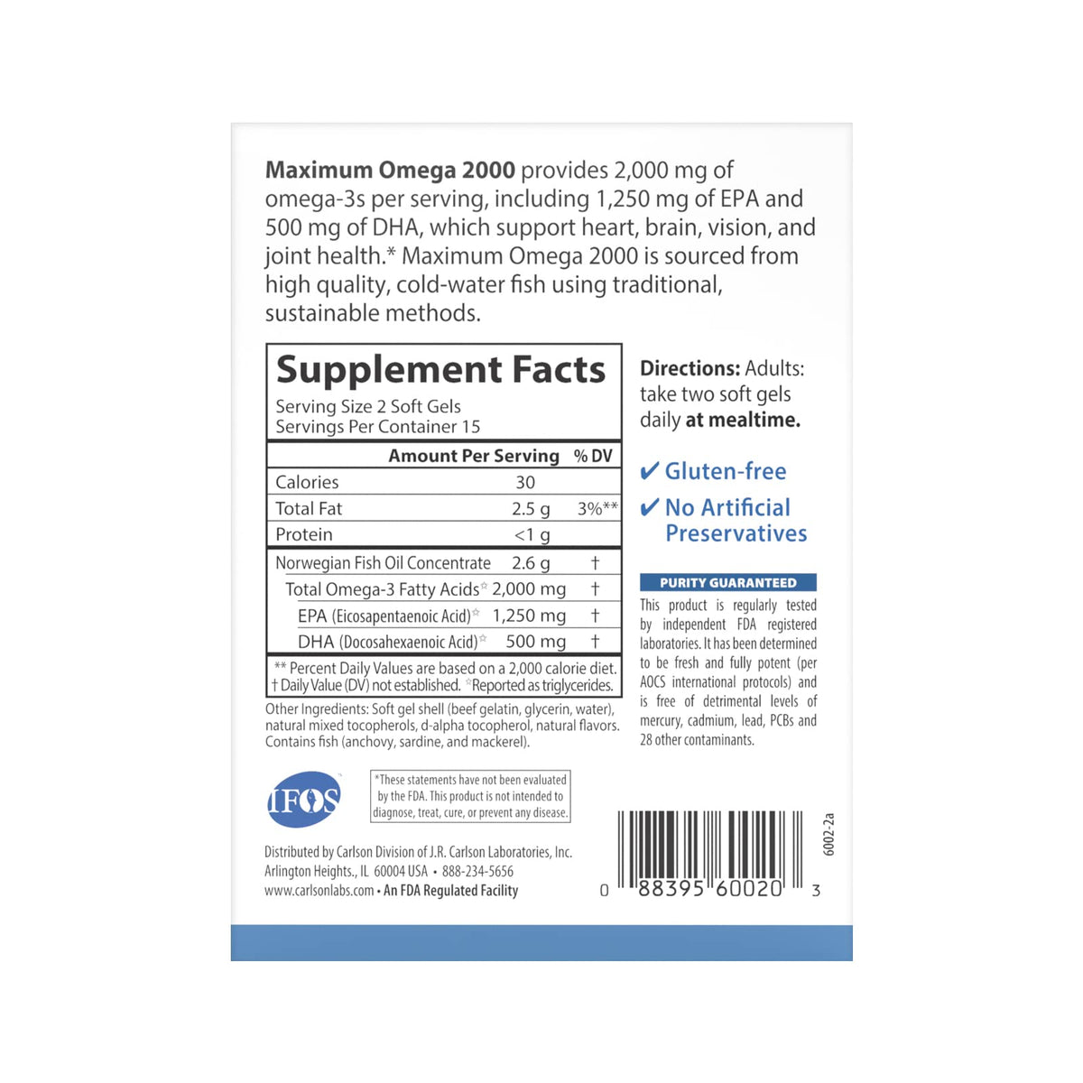 Wild-Caught Omega 2000 Softgel Pack R576675