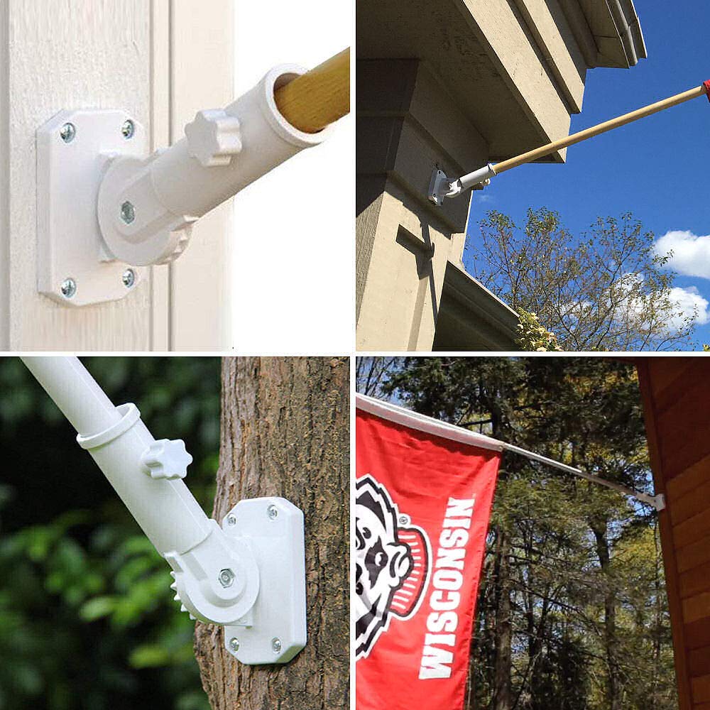 Adjustable Aluminum Flag Pole Bracket Q77991