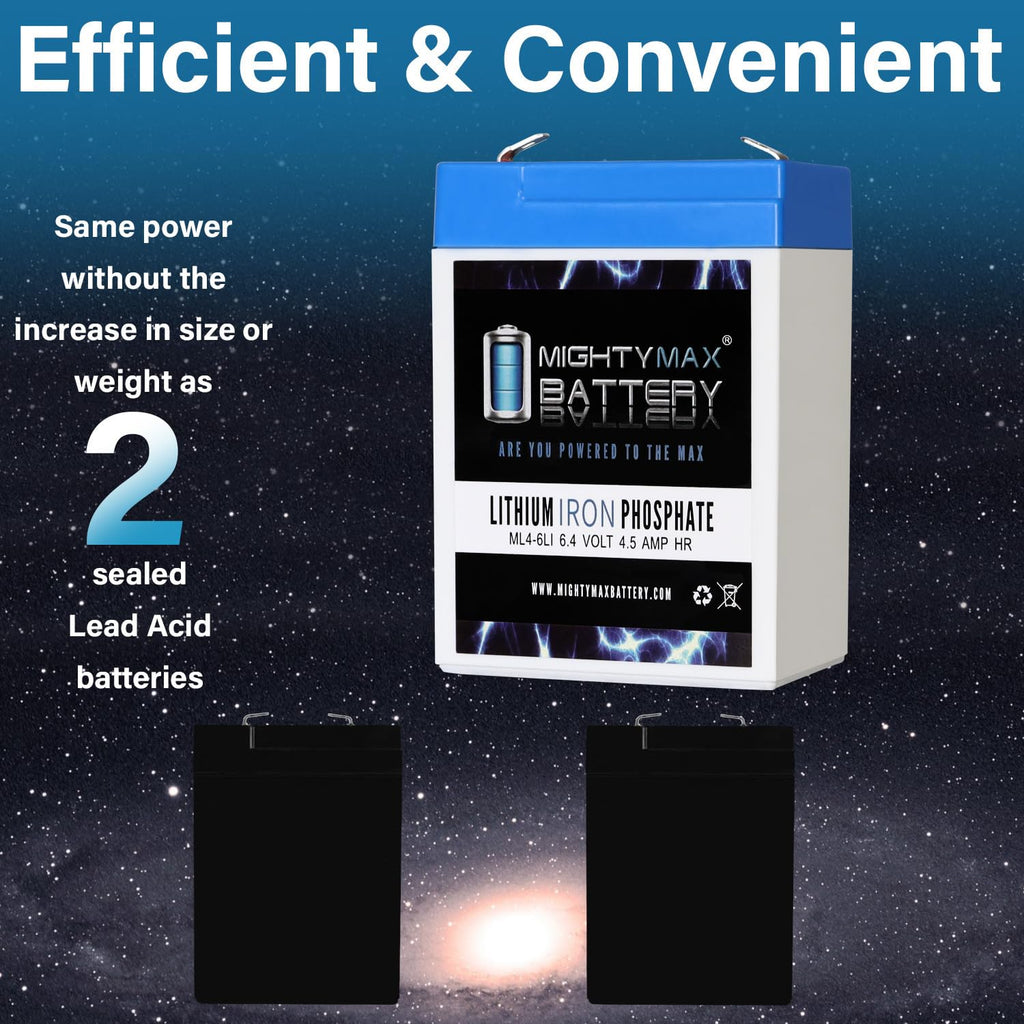 6V 4.5AH Lithium Replacement Battery T1150