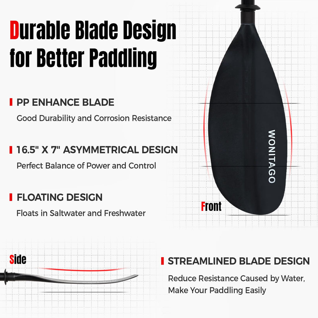 Adjustable Lightweight Kayak Paddle L572