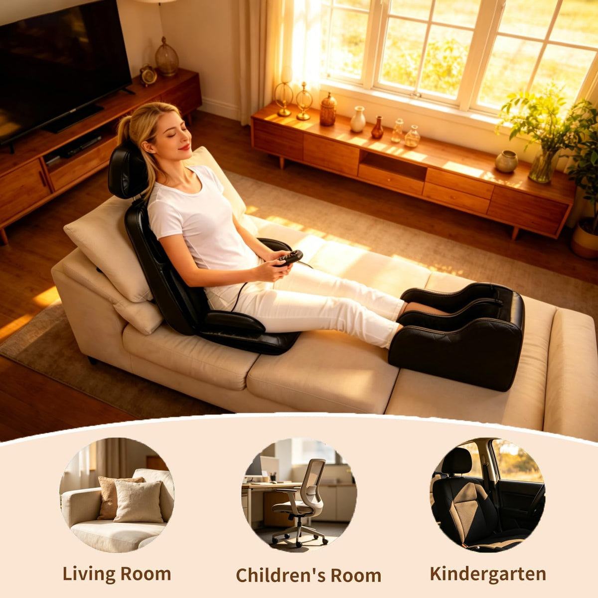 Full-Body Massage Mat with Foot Massager C618
