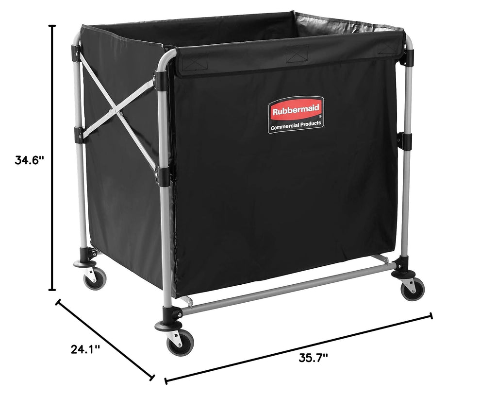 Black Steel Collapsible X Cart A9400
