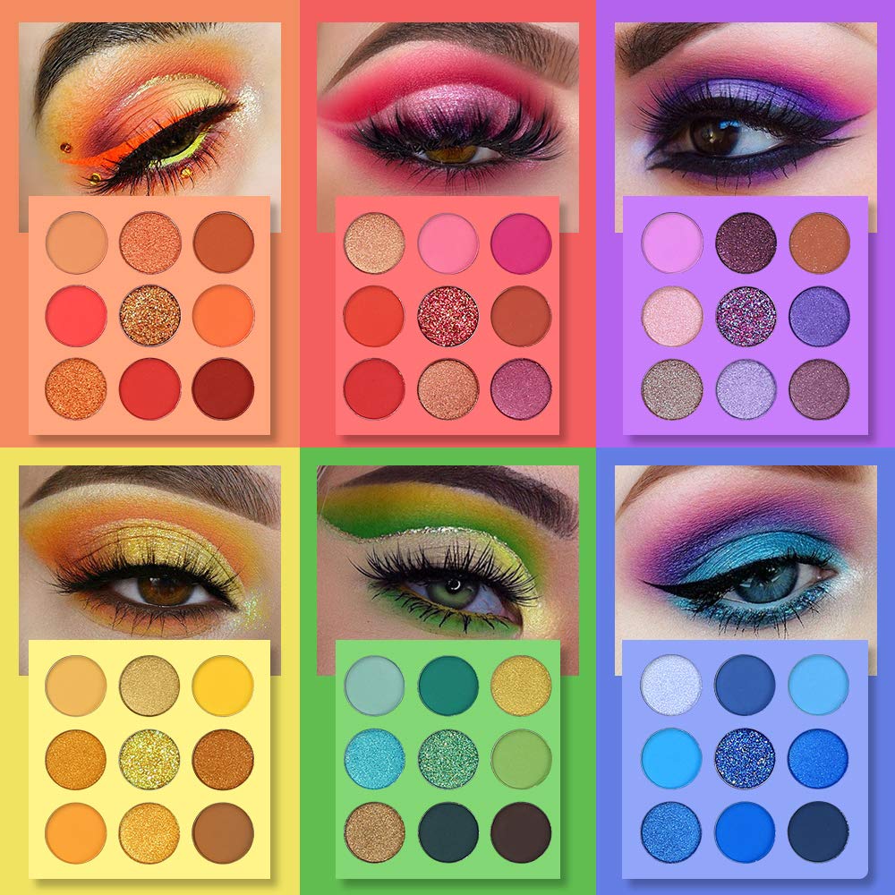 54 Colors Matte Shimmer Glitter Eyeshadow Palette L9669