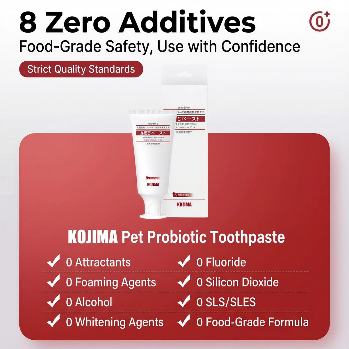 Tuna Flavor Toothpaste 1.35 oz with Toothbrush & Finger Brush J84321