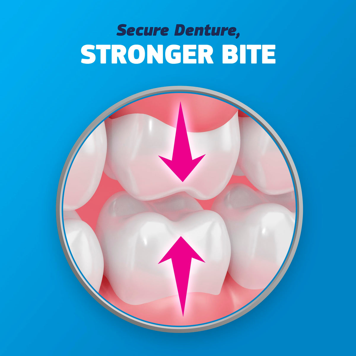 Denture Adhesive Cream 2.4 oz 3-Pack O976