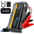 12000mAh 12V Portable Jump Starter with Flashlight and Jumper Cable I8989