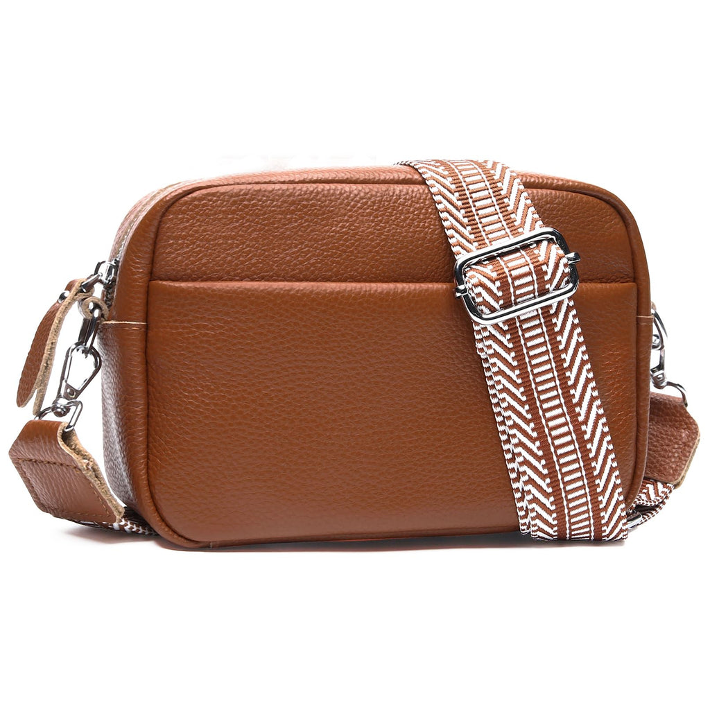 Small Leather Crossbody Bag P761