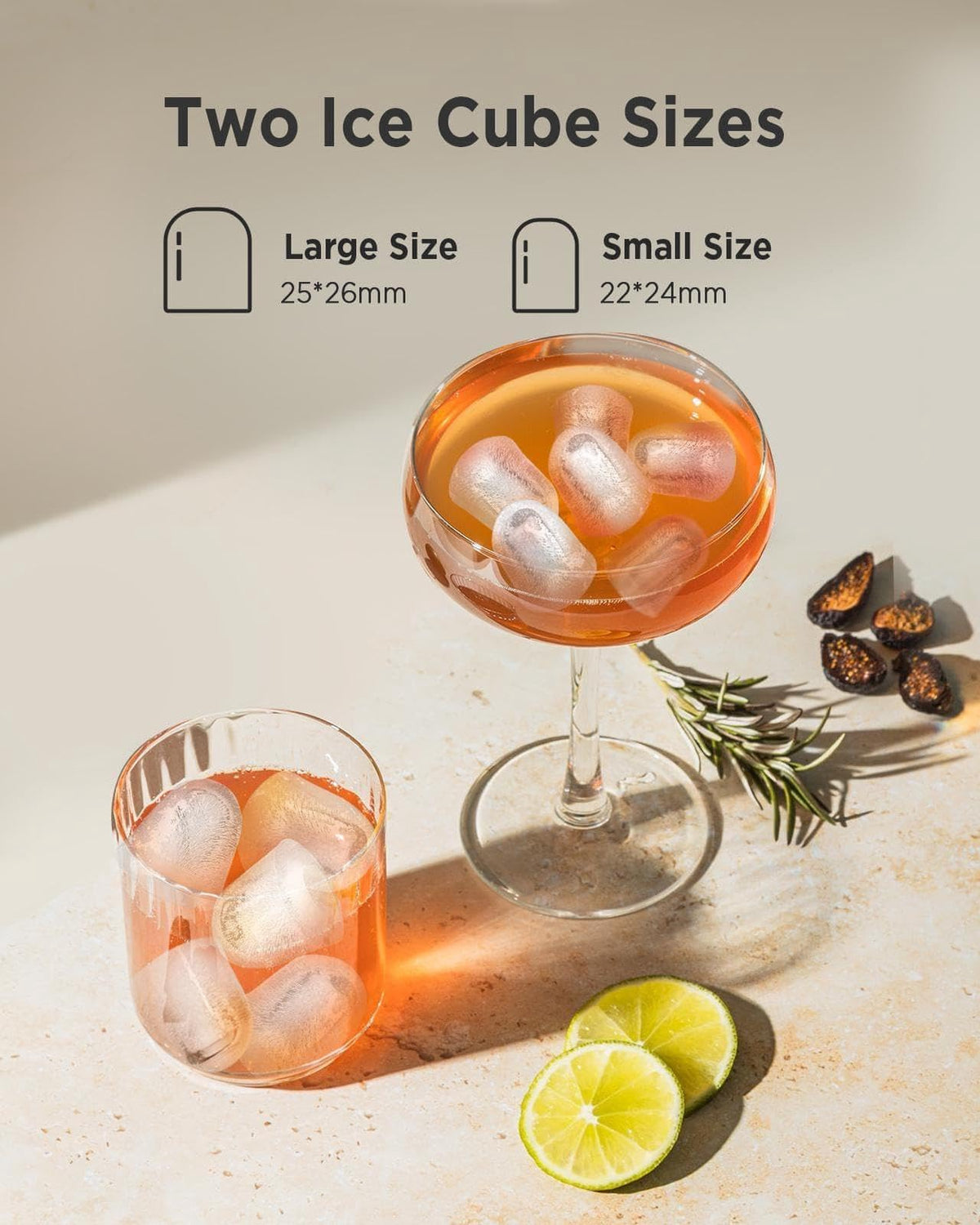 Countertop Ice Maker with 2 Ice Sizes O105515
