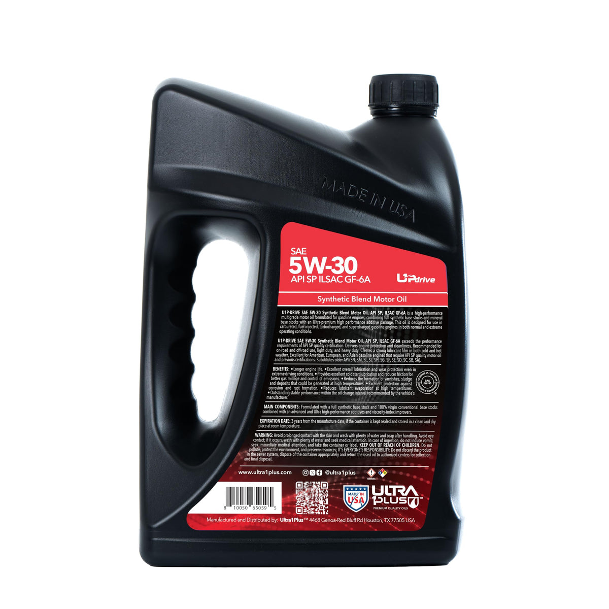 5W-30 Synthetic Blend Motor Oil V8573