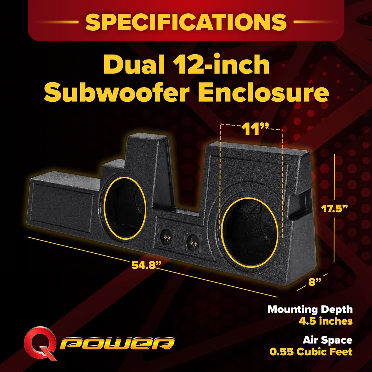 Dual 12" Ported Subwoofer Box L979907