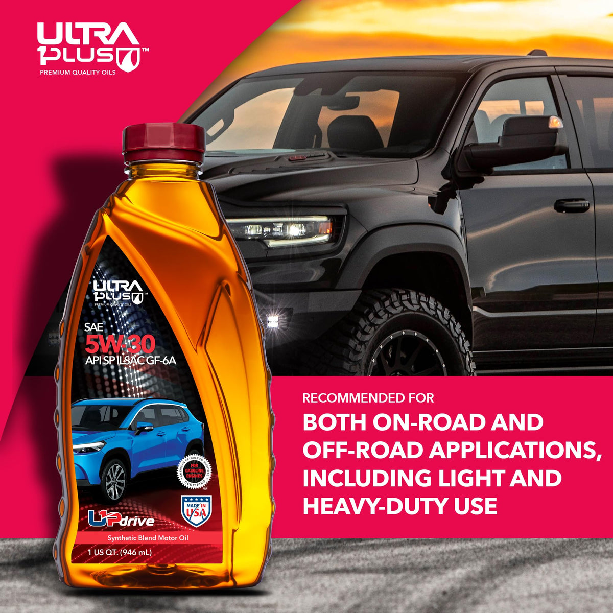 5W-30 Synthetic Blend Motor Oil V8573