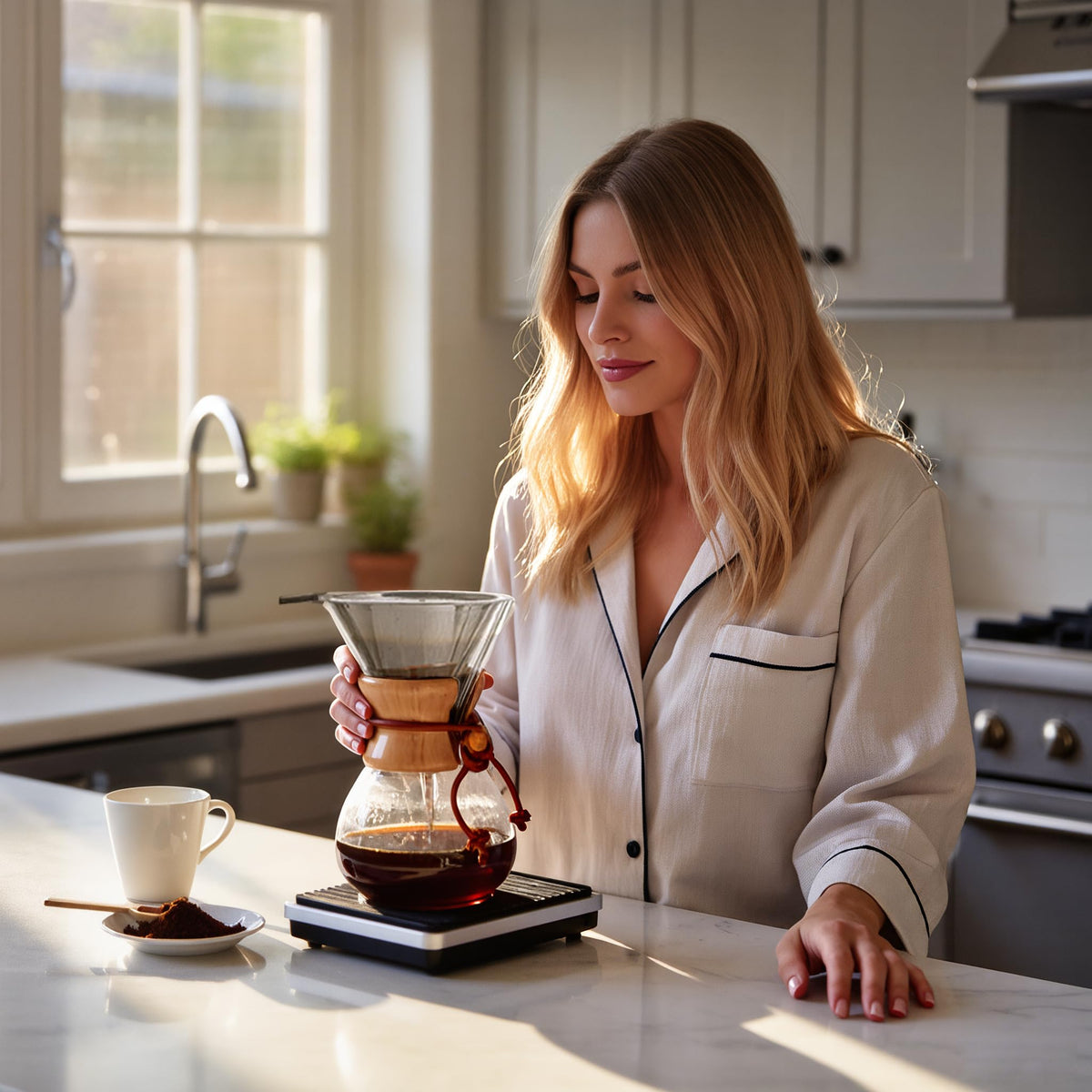 Glass 10 Cup Coffee Pour Over Set Z27283