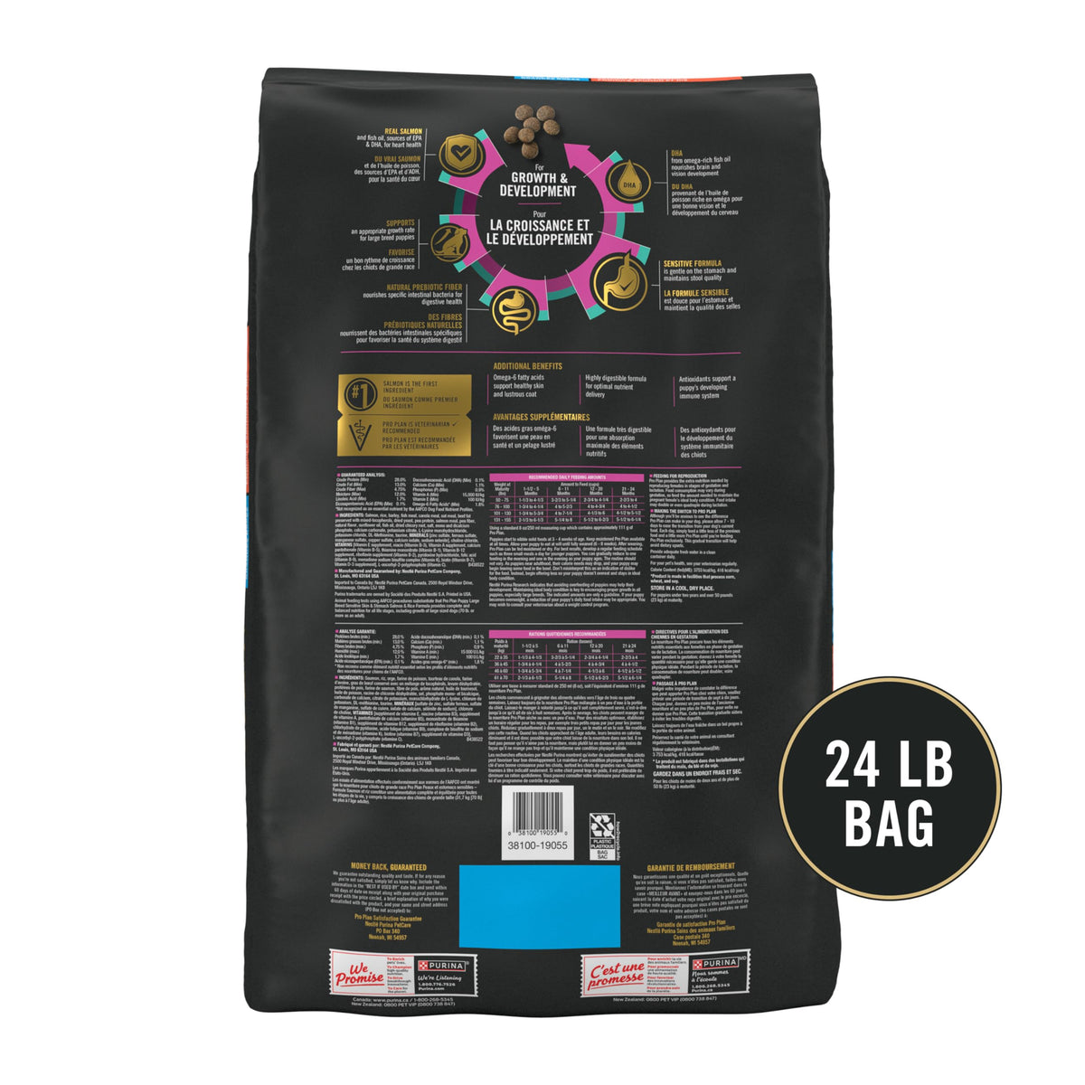 Sensitive Skin & Stomach Puppy Dog Food 24 lb Bag B343619