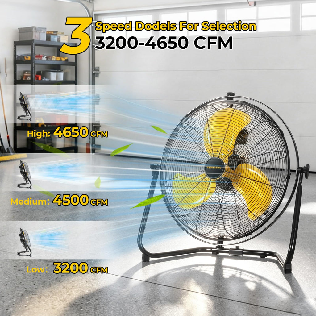 20 Inch 2-in-1 Floor Wall Mounted Fan P544163