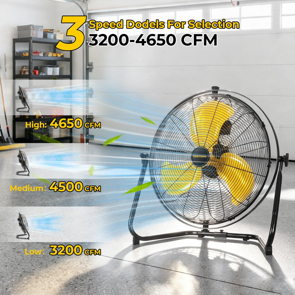 20 Inch 2-in-1 Floor Wall Mounted Fan P544163