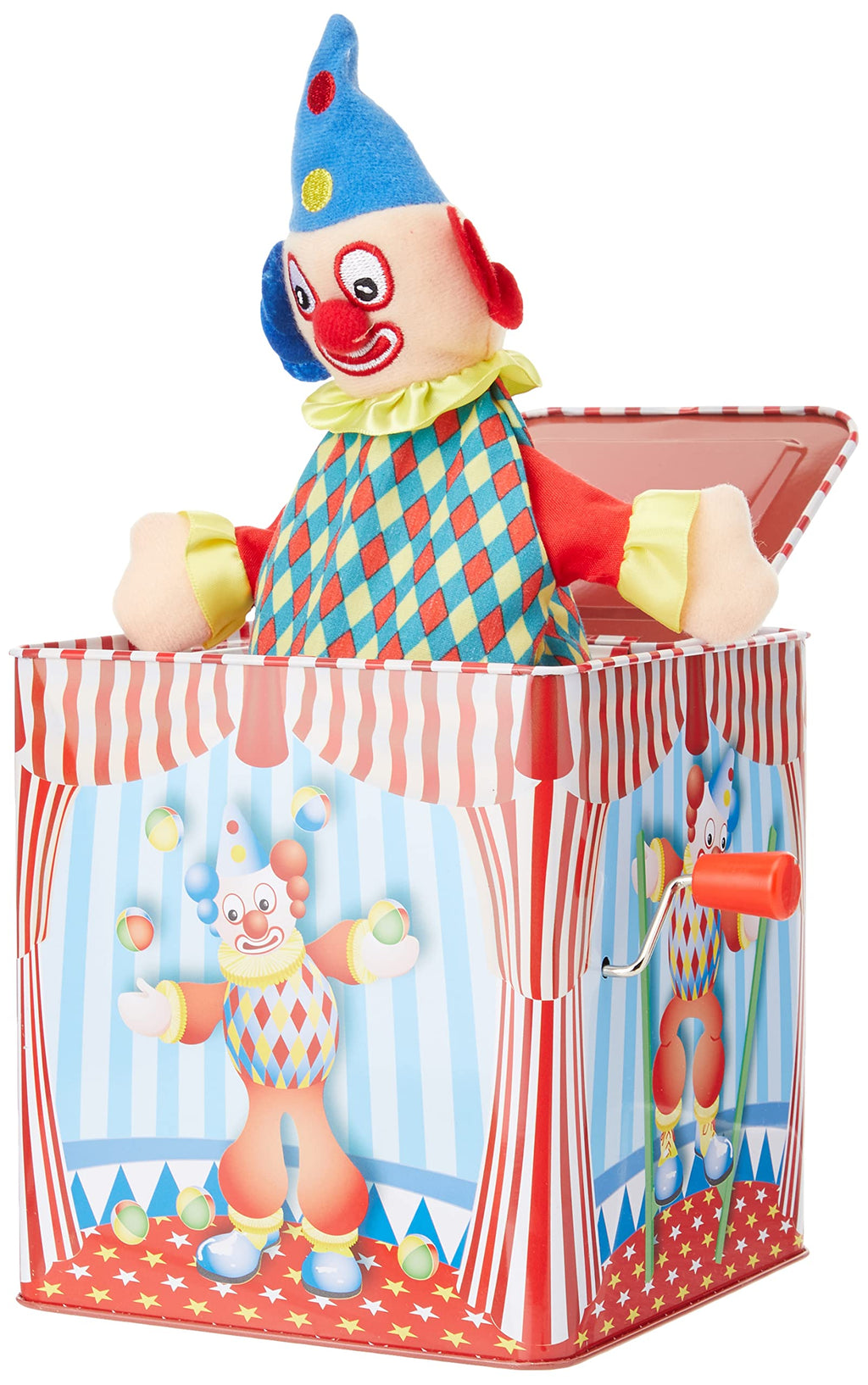 Clown Jack in The Box Tin Toy O76101