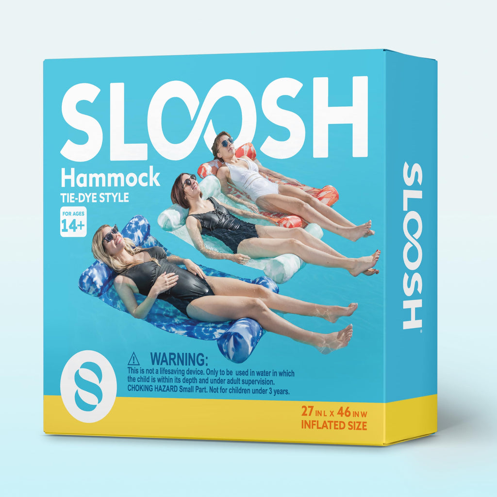 3 Pack 4-in-1 Inflatable Pool Floats Water Hammock Lounges W869