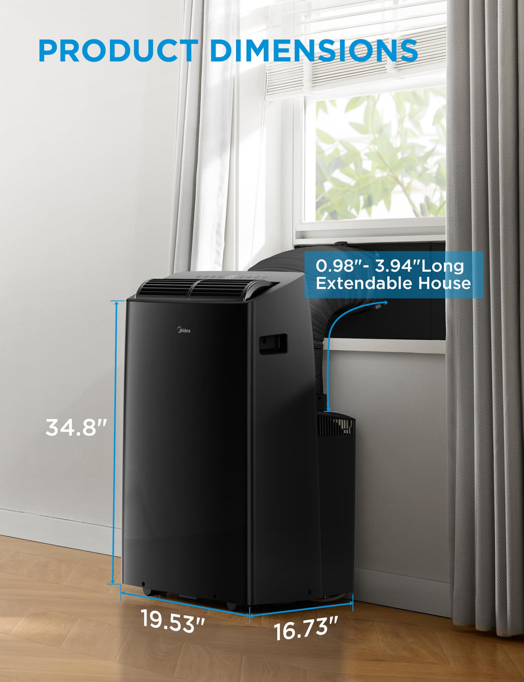 14,000 BTU Portable Air Conditioner with Heat W697