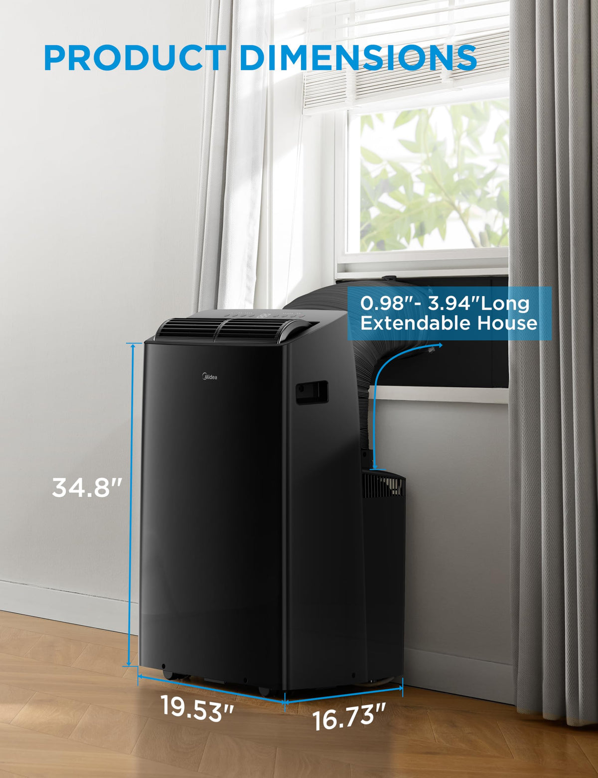 14,000 BTU Portable Air Conditioner with Heat W697