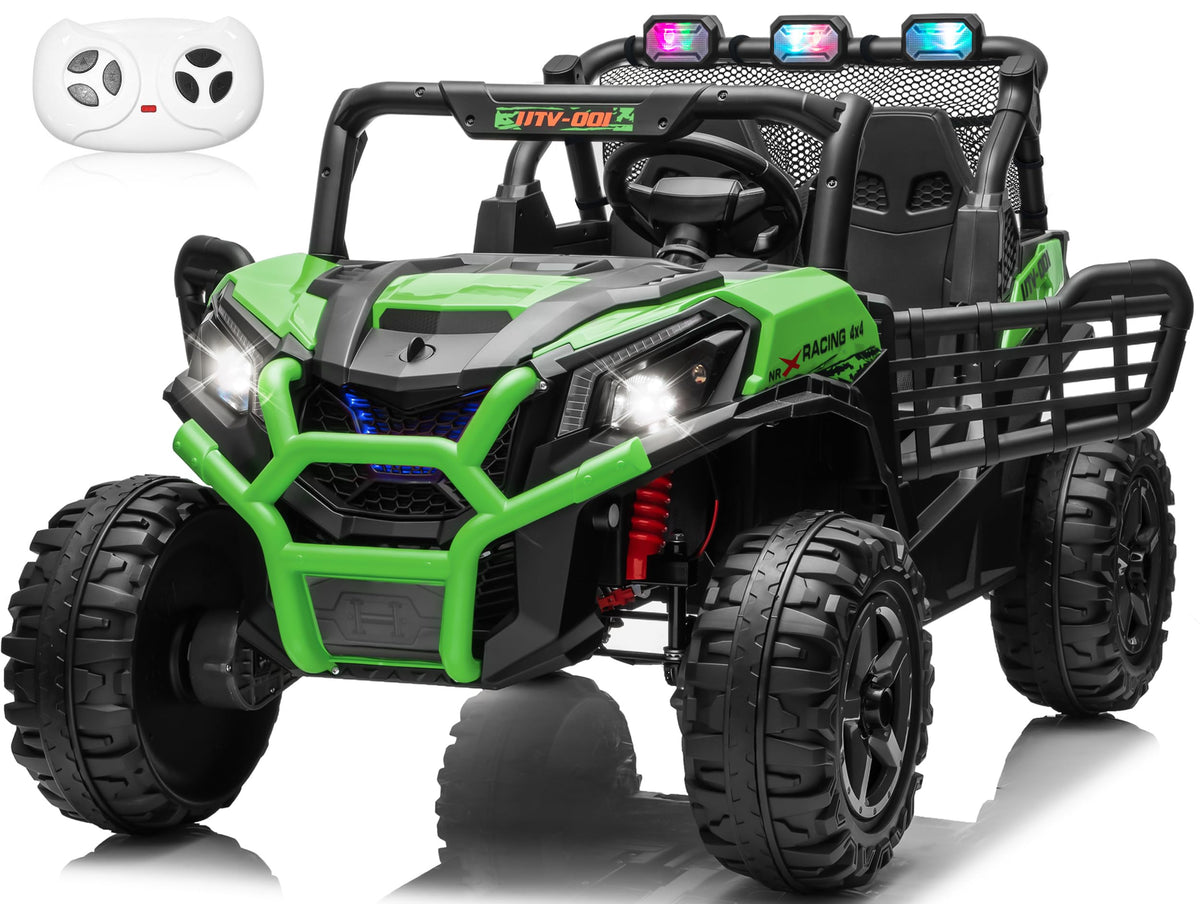 Green 2-Seater Ride On Car Truck E307532